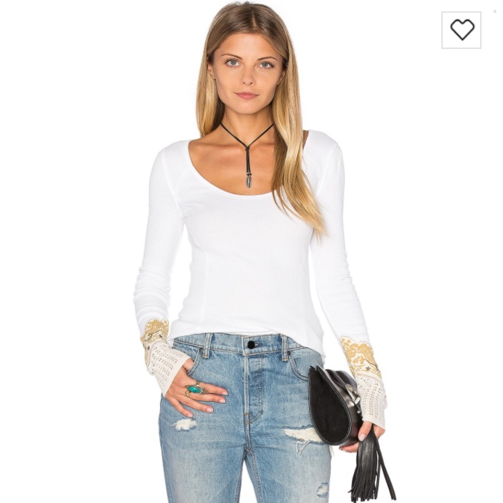 Free People Bandana Cuff Top